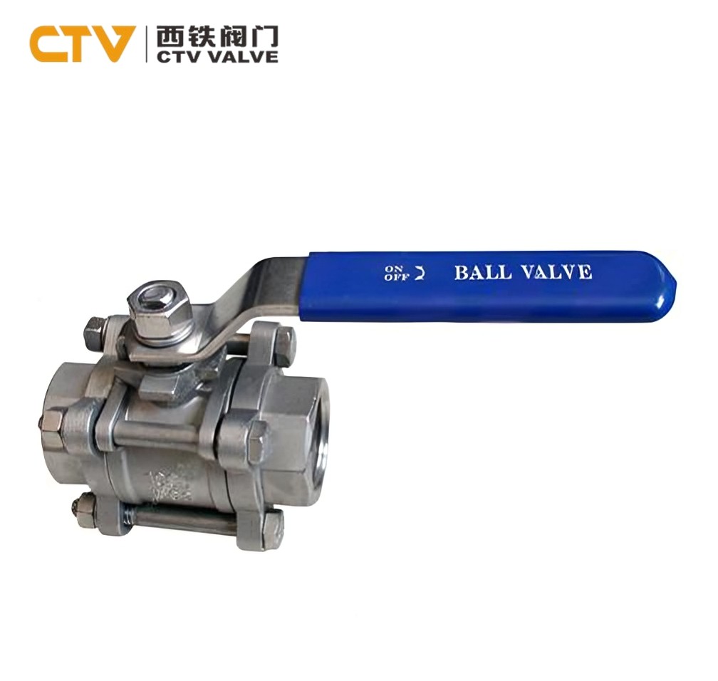 Three-piece Screwed Ball Valve